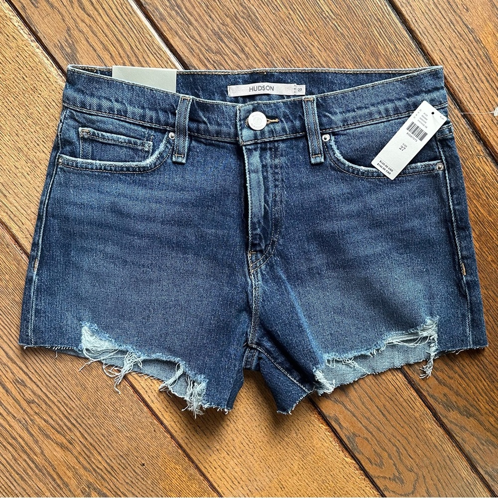 NWT - Hudson - Gemma Mid Rise Denim Short - Size 27